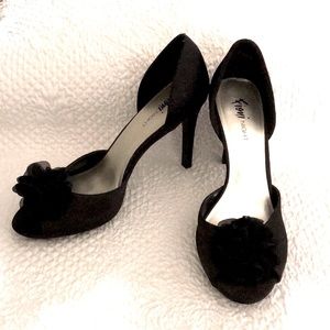 Fioni Night Black Heels